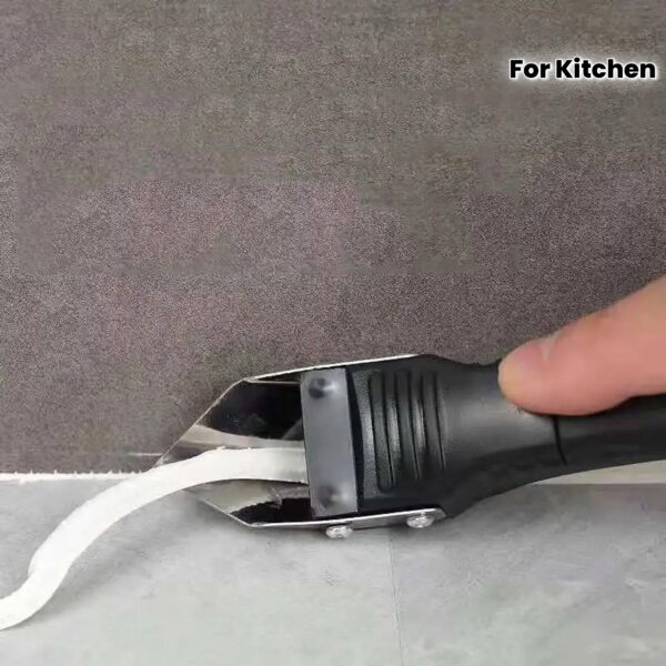 [5-In-1 Metal Tool] 5-In-1 Stainless Steel Metal Caulk Remover Tool Set | Grout Scraper, Sealant Cleaner, Window Bead Cleaner, Kitchen & Bathroom Sink Renovation Tool