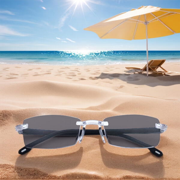 Smart Glasses with Auto Focus & Zoom - Anti-Blue Light Computer/Ereading Glasses, Auto Near/Far Vision Correction, Lightweight Modern Frames for Digital Screens, Driving, - Compatible with Smartphones/Tablets/Laptops - Men & Women, Screen Time Eyewear, Stylish Frames, Premium Lenses, Vision Support, Office Workers