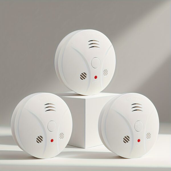 Smoke Detector Alarm with Photoelectric Sensor & Silence Button - Portable Fire Alarm for Home & Travel, Easy Installation, Two Models Available, Smoke Alarms For Home, Smoke Alarm For Home