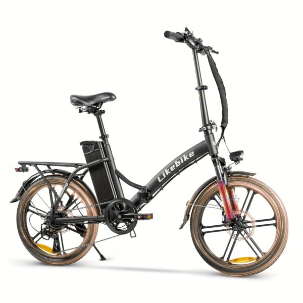 Sunny 20" Heavy-Duty Folding Electric Bike for Adults - 540W Peak Motor, 25-Mile Range, 18MPH, 10.4Ah Removable Battery, Front Suspension, Disc Brakes, Pedal Assist, Global Voltage 100-240V, Folding EBike with Global Speed Modes (15-20 MPH) - Men & Women, Alloy Frame, Global Compatibility, Global Plug, Commuter & Use, Black/Color Options Available, No Assembly Required