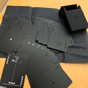 475f2049-76ba-4807-ac54-9014990f6c68.jpg Limited Edition Elegant Black Playing Cards - Heavy-Duty Cardboard Deck, Matte Finish - Perfect for Poker, Magic Tricks, Parties, Halloween, Christmas Gifts - Ideal for Adults & Gamers, Card Games for Family, Party Accessories, Sleek Card Design, Durable Paperboard