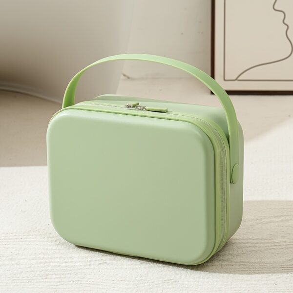 [Portable Cosmetic Bag] 1pc Portable Cosmetic Bag, Multifunctional Travel Toiletry Bag with Handle | Folding Multi-layer Toiletry Bag, Perfect Travel Makeup Storage Bag, luggage Suitcase Organizer for Travel