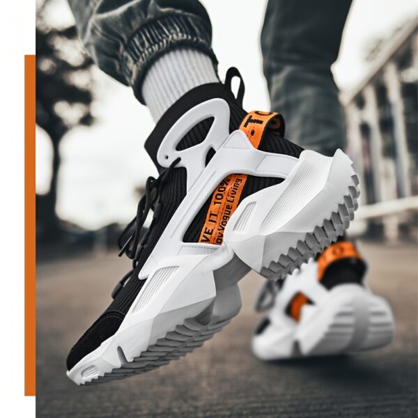 4d65264b-1fca-4836-a8c4-b0b71338cdd3.jpg Men's Trendy High-Top Sneakers - Breathable, Non-Slip Casual Shoes for Outdoor & Casual Attire