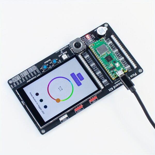 Raspberry Pi Pico/Pico W/2 Breadboard Kit with 3.5 Inch Touch Screen DIY Project Breakout Board