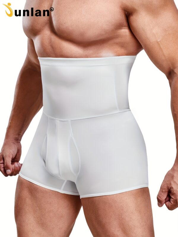 Men's High Waist Tummy Control Shorts - Seamless Slimming Underwear with Compression Technology, Breathable Stretch Fabric, Tight-Fitting Body Shaper for Gym, Casual & Casual Attire, Smooth Appearance | Highelastic Material, Waist Trainer