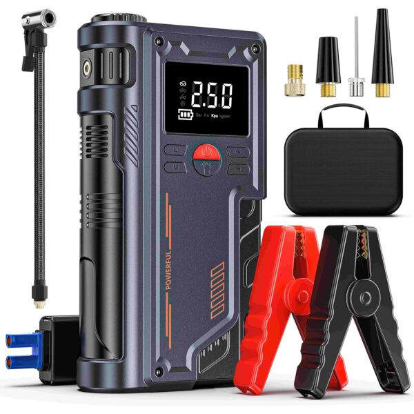 52c2b795-f414-4c17-88b5-3571e09be7c0.jpg Emergency Start Device for Industrial Battery Charger, Portable Power Bank, 12V Emergency Start Box with LED Light, Universal for Industrial Battery