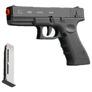 53a0f8d4a310fabbb844dcc73ccdda77.jpg 2025- New High-End Black Toy Handgun with Ejection Function And 20 Bullets, 1 Magazine And 6 Shells, Shooting Game And Outdoor Sports, Perfect Gift for Teenagers