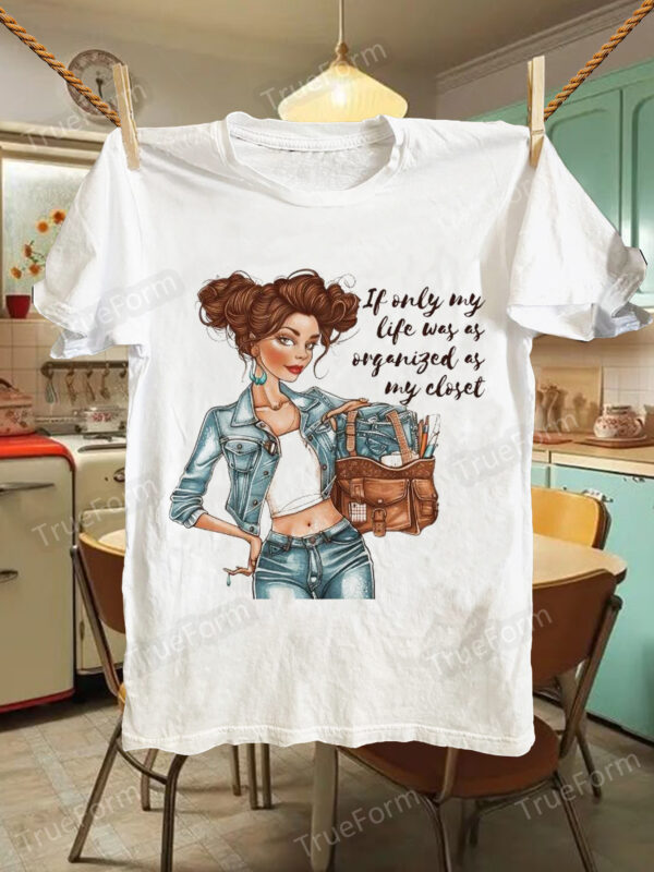 Sarcastic 1950s Funky Retro Housewife, Sassy Mom Quotes - Mens Loose Fit Classic Tee - Bold American Style, Durable, Soft 100% Cotton, Women Suggest Order One Size Small - Printed and Ships From The USA