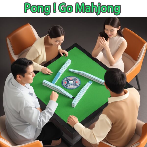 42mm Thin Automatic Mahjong Table 2 Sets Chinese No Numbered Tiles - Cast Iron Frame, 110V, US Plug, Easy Assembly, Multi-Game Play, Elegant Black Design for Home & Gaming Room, Mahjong Setup, Modern Table Style, Durable Tabletop
