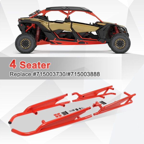5a2f41c9abfb4151a2ea01b458d54617-goods.jpeg Nerf Bars Rock Sliders for Can-Am Maverick X3 Max 2017-2024 - 4 Seater 715003888