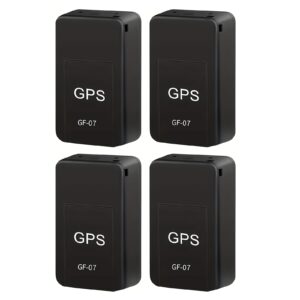 1/2/3/4pcs Magnetic GF07 Mini GPS Tracker For Vehicles, Real-Time Location Tracking Via GSM/GPRS, Compact Design For Car Monitoring, Portable Tracking Device With Strong Magnet For Security And Fleet Management