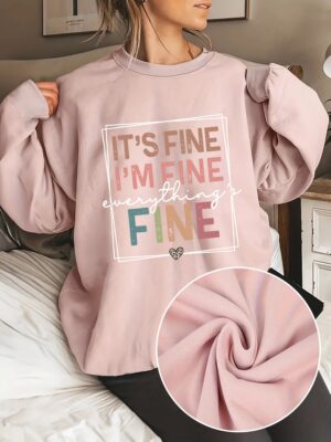 100% Polyester Plus Size Crew Neck Sweatshirt - Comfortable Alphabet Letter Print Pullover for Spring & Fall - Fashion Top