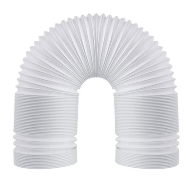 [1pc 150mm Flexible Air Conditioner Duct Extension] 150mm/5.9in Flexible Air Conditioner Duct Extension, Non-Electric, Durable Material, High-Quality Sealing, Easy Installation, with Compatible for Portable AC Units