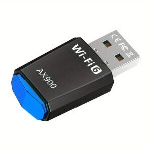 900Mbps Wireless Network Card USB 3.0 WiFi 6 Adapter USB Dongle 2.4G 5G Dual Band WiFi Ethernet Receiver for Laptop Win 7/10/11