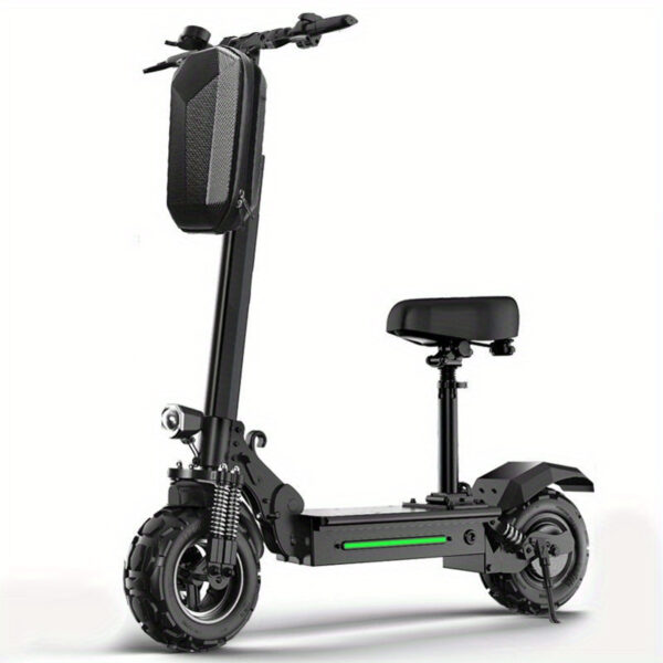 5ff2959f0a984bfda7d079ff5e6e2452-goods.jpeg Multifunctional Electric Scooter Handlebar Bag, Hard Shell Pouch Suitable for Folding Bicycle Scooters and Multi-Function Storage Accessories, 5 Gallon Large Capacity, Add Convenience to Your Journey