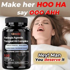 120 Capsules Men's Natural Supplement - 60-Day Supply with Dongkuaia Root, Kudzu, Sycamore Oak & Fadogia Agrestis Extract - Male Vitality Formula, Muscle Strength & Energy, Enhanced Libido, All-Natural Formula, Capsule Form, No Allergens, Supports Healthy Testosterone Levels, Men's Health Supplement, Long-Lasting Effects, Natural Ingredients for Men, Male Enhancements Supplement