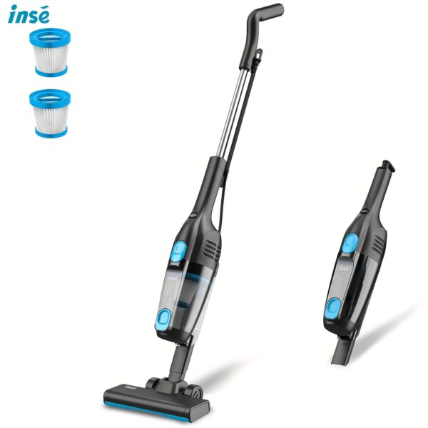 INSE R6 Vacuum Cleaners For Home, 15KPa Powerful Suction, 600W Motor Stick, 68 Oz Vacuum Cleaner, Ultra-Lightweight Bagless Upright Vacuum With Handheld For House, Car, Hard Floor, Carpet, Pet Hair