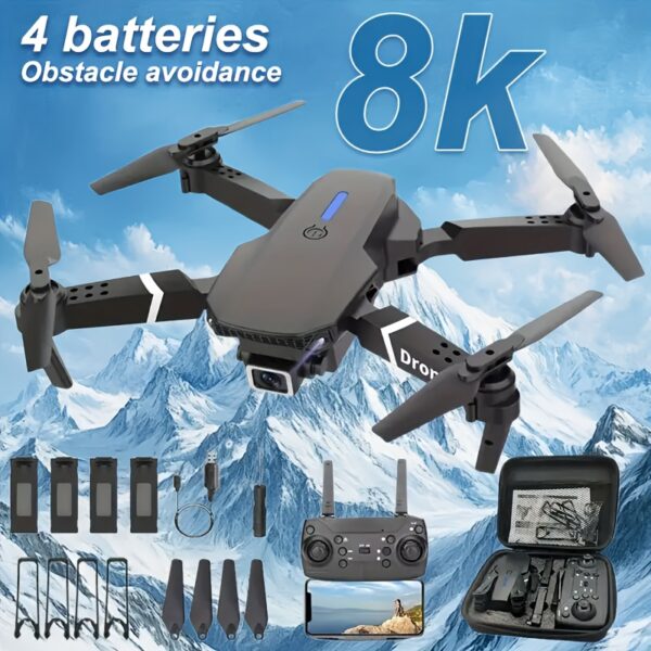 649f6cbb-f3f3-4a9c-9a51-005d7bf1dcb1.jpg NEW Drone MAX Upgrade Edition Drone, Dual Camera, Obstacle Avoidance, Brushless Motor, Foldable Arms, Night Flying, Quadcopter, Outdoor Flying, Brushless Motor Drone, Professional High-end Drone, Helicopter Remote Control, Remote Control Helicopter