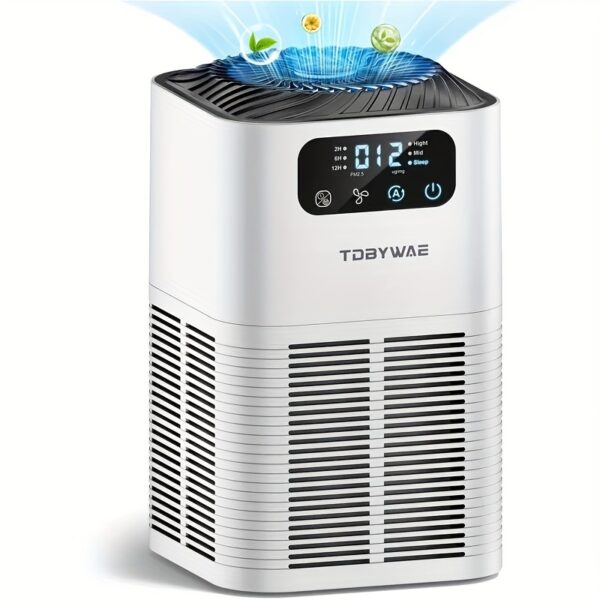 Air Purifiers for Large Rooms up to 1076 Sqft, H13 True HEPA Filter with Scented Sponge, 25dB Quiet Air Purifier for Bedrooms and Homes