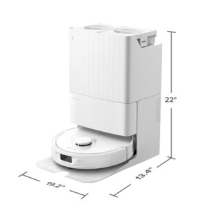 Roborock QXrevo Robot Vacuum and Mop with Self-Emptying, Self-Drying, 5,500Pa Suction, Obstacle Avoidance (white)