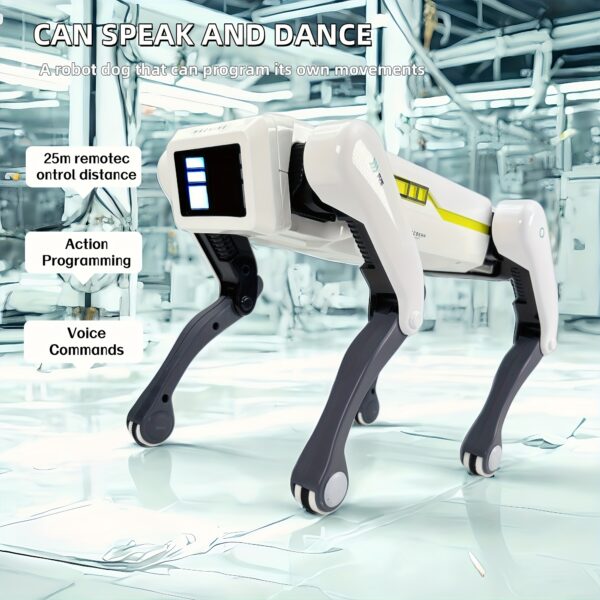 Intelligent Robot Dog, Wireless Remote Control Dog, AI Voice Control Can Connect To Mobile Phones, Dance, Voice Control, APP Control, Programmable Support For Voice Commands, The Combination Of Technology And Intelligence, Suitable For Cultivating Scientific Interests, Is The Best Gift