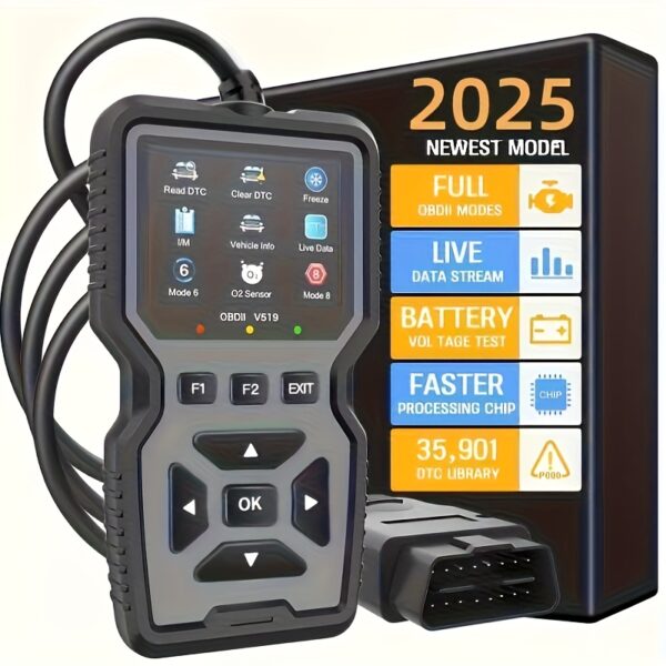 Car Fault Diagnostic Tester V519 OBD Code Reader, Obd2 Scanner for Clearing Error Codes, Vehicle Maintenance Device, Automotive Troubleshooting, Compact Scanner, Handheld Device, Sturdy Build, Highquality Components, Diagnostic Tool, Auto Enthusiasts, Professional Technicians