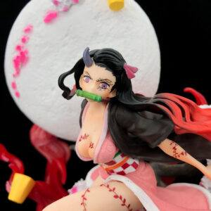 6e8ac3103e8b468b956680eb535f4d5c-goods.jpeg Blood-Born Yurei PVC Figurine - Large Scale Japanese Anime-Style Collectible with Cherry Blossoms & Flames, Vibrant Mixed Colors, Detailed Artwork for Display