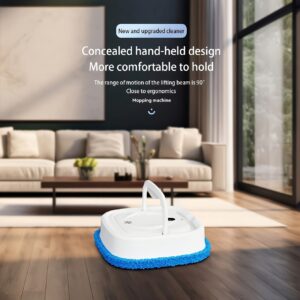 Smart Robot Vacuum And Mop With Spray, 3-in-1 Automatic Floor Cleaner, Quiet And USB Rechargeable, Great For Home And Office (Adapter, Plug Not Included)