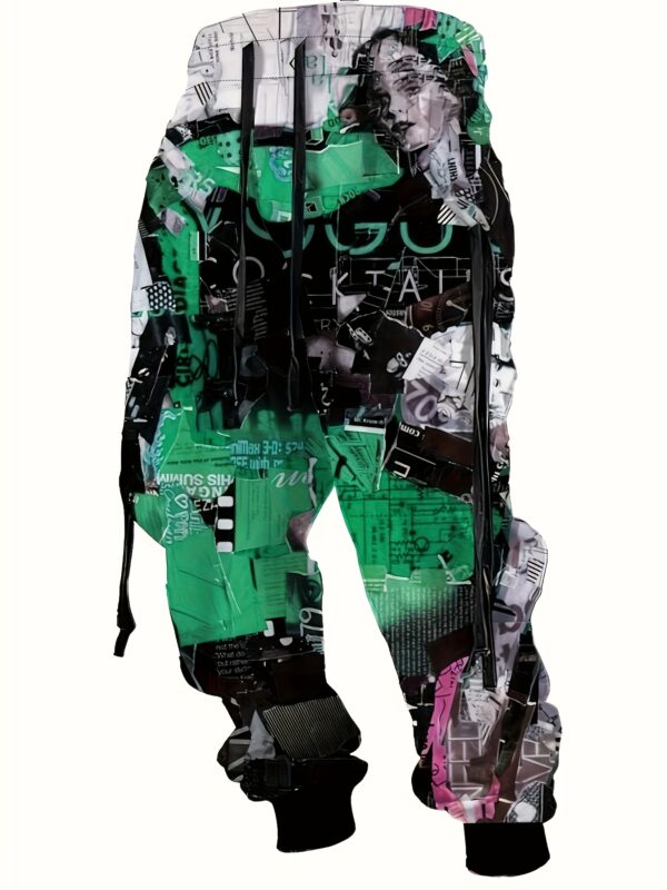 Men's Fashion Summer Ice Silky Long Pants, Sports And Leisure Pants with Pockets And Waist Drawstring, High-end Trendy Men's Choice