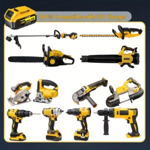 Upgarded/6Pack/4Pack2Pack/10Ah Replacement For Dewalt 20V Battery Lithium XR Max Compatible With 20V DCB200 DCB201 DCB206 DCB204 DCB207 DCB205 DCD/DCF/DCG Series