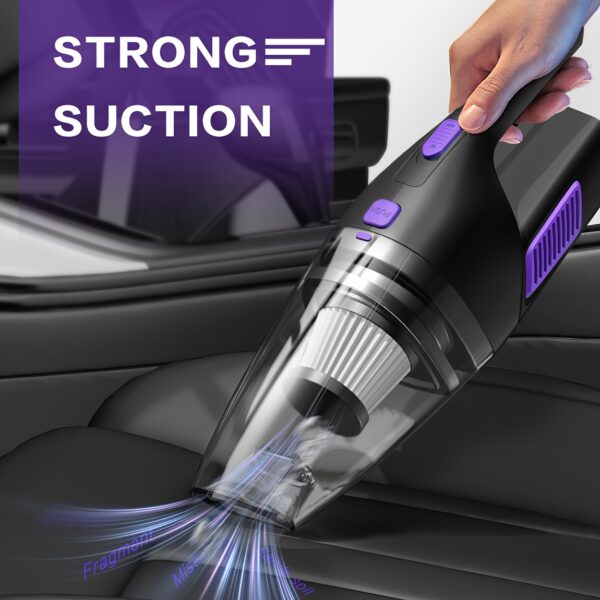 Wireless Convenient Handheld Car Vacuum Cleaner, Powerful Suction Kitchen Floor Cleaning Supplies, USB Charging Mini Cleaning Dust Collector, Suitable For Cars, RV, Home, Office, Industrial Sites And Other Gap Tools