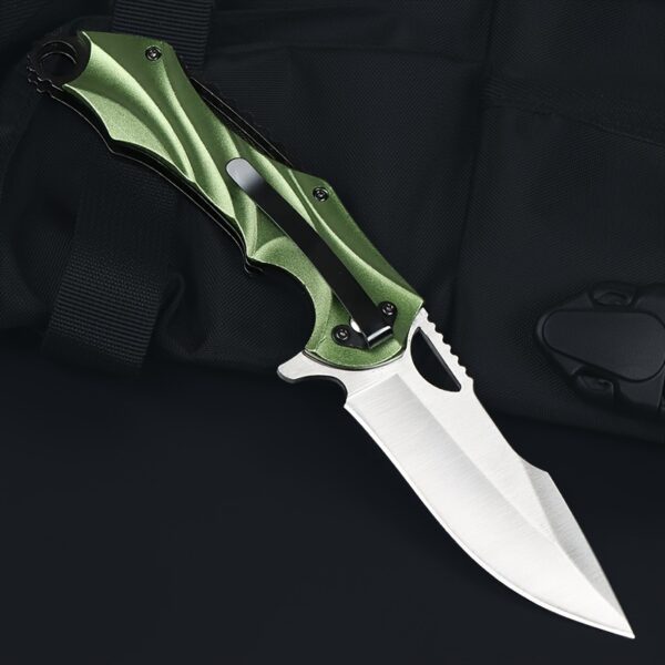 Outdoor Aluminum Handle Folding Knife, Portable Portable Knife, Rope Cutter, Window Breaking Tool, Creative Fruit Knife, Folding Knife