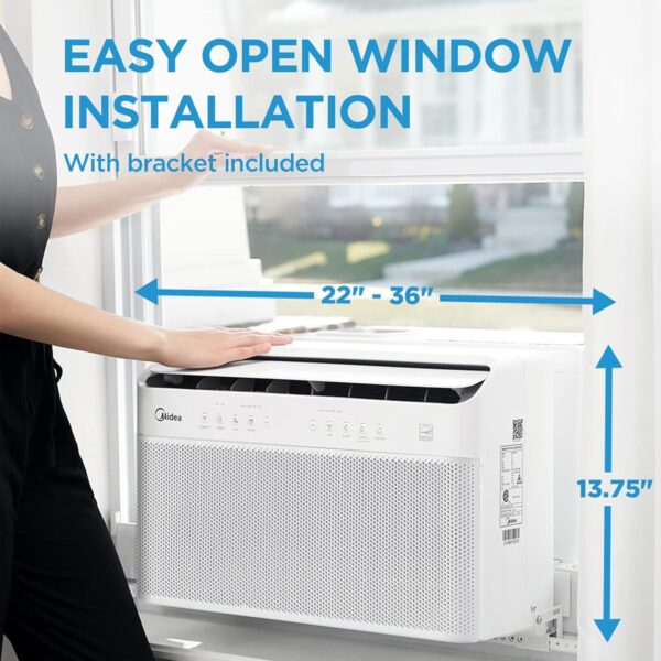 Midea MAW08V1QWT U-Shaped AC Window Air Conditioner