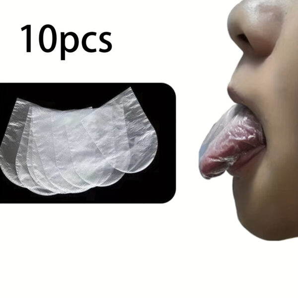 10 Disposable Tongue Coating Protectors, Anti-Odor, Do Not Touch Fingers, Suitable for Drinking Traditional Chinese Medicine, No Bitterness, Auxiliary Oral Care Accessories, Tongue Scraper, Oral Hygiene, Traditional Chinese Medicine Use, Compact Design, Hygienic Solution, Singleuse Protector, Safe Material, Oral Care Tool, Healthconscious Users, Medication Takers