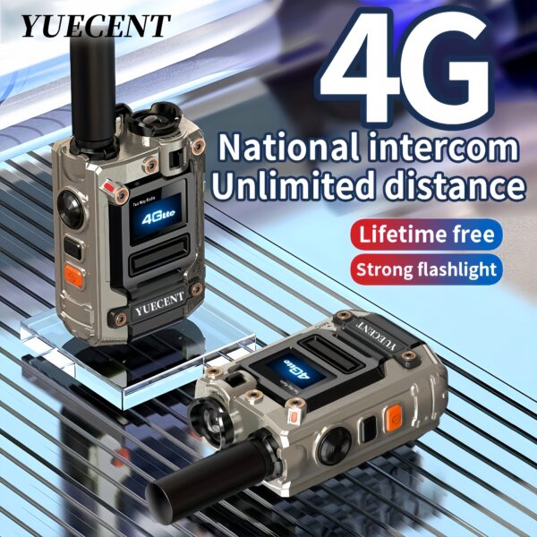 7d12e3ed-0de7-41a1-8d63-3dde8be5cd1e.jpg YUECENT Global Walkie-Talkie Smartphone- 4G PTT PoC Two-Way Radio with App, Cross-Border Group Calling, Unlimited Range & Low-Latency Voice for Hunting, Outdoor, Camping, nationwide/Global Coverage (Compatible with /)