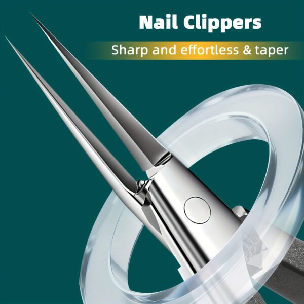 7f71a6ce-de72-4281-a96b-86a1d3c79de5.jpg 1pc Eagle Beak Beveled Nail Pliers, Stainless Steel, for Thick Nails And Ingrown Care, Halloween Gift, Ideal for Manicure & Pedicure Care