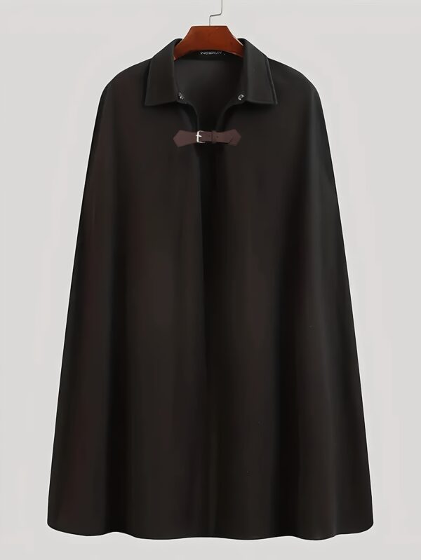 80899dc9-44cf-406e-b377-7eb5d682b805.jpg Men'S Casual Tweed Coat with Lapel Collar & Button Front - Solid Color, Thick Fabric, Loose Fit, Elegant & Versatile for Fall/Winter, Winter Coat | Classic Style | Structured Design