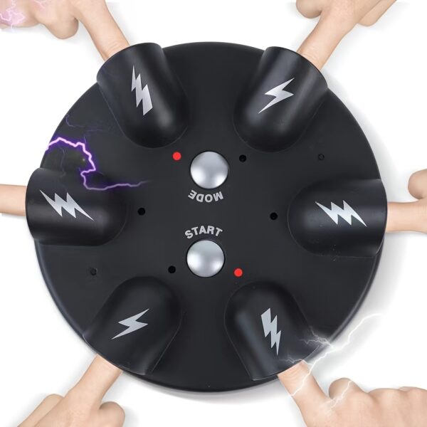 2025 Lie Detector, Electric Shock Game, Novelty Game, Fun Polygraph, Tricky Electric Shock Desktop Decompression Creative Truth or Dare, Black Other Material