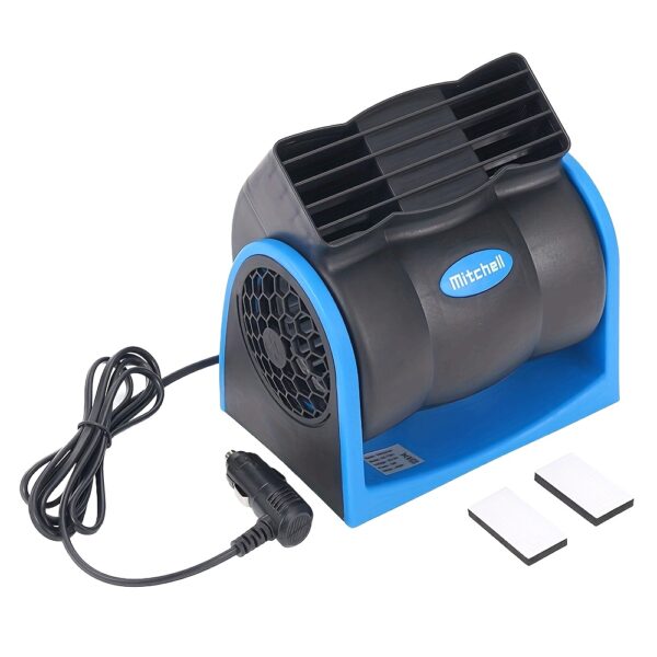 [Cool Car Air Conditioner] Silent Cool Car Air Conditioner | Vehicle Air Fan for Truck Boat Auto with Car Plug RV Ventilation