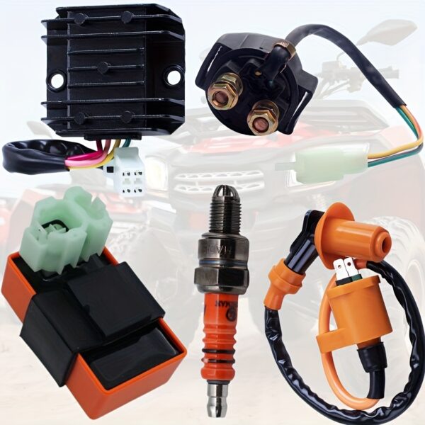 86ee5319-f91f-4a03-99f5-76c282633a4d.jpg High-Performance Racing CDI ignition system ignition coil&spark plug for GY6 50CC 125CC 150CC Engines- Durable ATV Scooters Go-Kart Parts with Secure Connectors & reliable ignition, Heat resistant Materials, Engine Performance Upgrade, DIY Mechanics