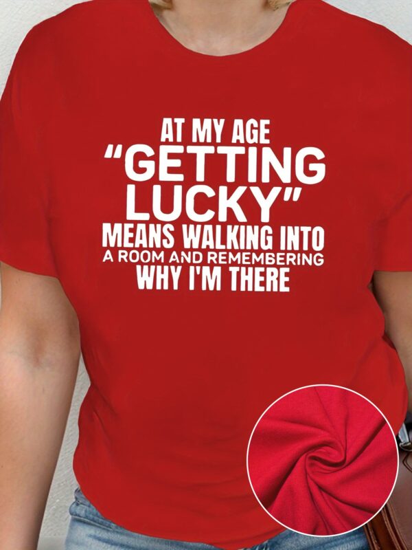 879d891b8d69a21cdf0e91e20f17eab9_t6lRnOvSIXCL6.jpg GETTING LUCKY pure cotton women's Tshirt comfort fit