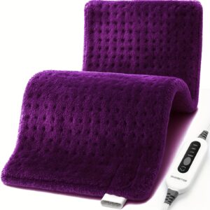 8a1a2f1d-d204-4ca0-a8f4-4b19d1086e30.jpg Heating Pad for Back 17x33in XXXL, Fast Heating Ultra Soft Flannel with Heat Settings, Auto Shut-Off & Machine Washable, Heat Pad for Neck Shoulders Abdomen & Women's Monthly Comfort, Dry & Moist Heat, 12x15in Deal, Heated Blanket, Gifts for Dad Mom