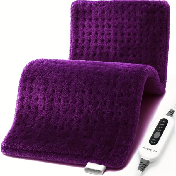 Heating Pad for Back 17x33in XXXL, Fast Heating Ultra Soft Flannel with Heat Settings, Auto Shut-Off & Machine Washable, Heat Pad for Neck Shoulders Abdomen & Women's Monthly Comfort, Dry & Moist Heat, 12x15in Deal, Heated Blanket, Gifts for Dad Mom