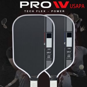 8a9aaac3-4567-4bf3-b40d-bae20a5f6f14.jpg Ben Johns Pro IV 16mm Pickleball Paddle - T700 Carbon Fiber Surface, Honeycomb Core Shock-Absorption, Non-Slip Grip & Noise Reduction, Ultra-Lightweight Durable Spin Edge, Stylish Sporty Design for Indoor/Outdoor Play (Red/Blue), Indoor Play Equipment, Modern Pickleball Paddle, Durable Pickleball Paddle