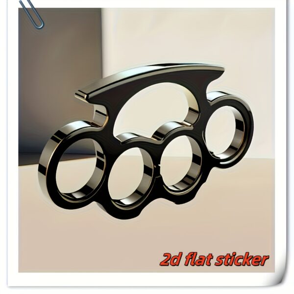 1pc Of Durable Boxing Gloves With Safety Buckle Closure - Thickened Design, Shock Absorption, Tool And Accessories, Perfect Gift For Christmas Or Halloween, 2d Flat Sticker