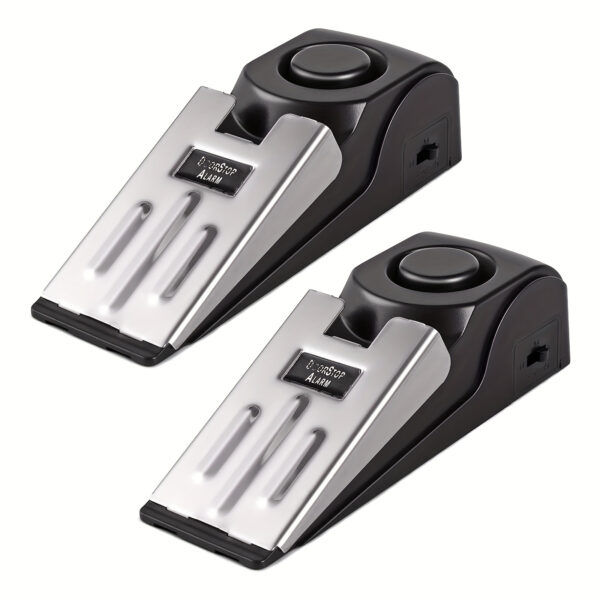 2pcs/1pc Access control alarm, rubber alarm, 120dB alarm, hotel, house, travel theft prevention alarm system, personal safety tool, Home Alarm Security System, Hotel Security, Discreet Security, Durable Alarm, Antitheft Device, Security Conscious