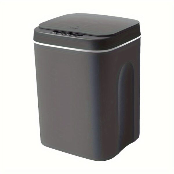 Touchless Bin Trash Can Smart Sensor Waste Bin Electric Touchless Bin Automatic Mute with Cover for Kitchen Bedroom 3.7gal