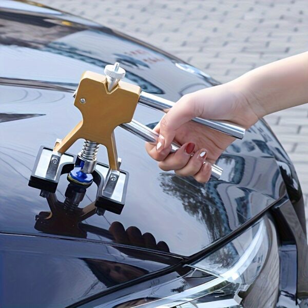 Premium Paintless Dent Repair Kit - Complete Solution for Minor Damage with Puller Tabs, Mats, and Optional Accessories - Uncharged and Easy to Use, Car Body Repair, DIY Car Repair, Portable Kit, Compact Design, Reliable Solution, Sturdy Construction, Dent Remover, Auto Body Kit, Vehicle Owners, DIY Mechanics