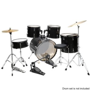 Professional Heavy-Duty Double Bass Drum Pedal with Adjustable Power Cam System, Non-Slip Metal Base Plate - for Jazz, Rock, Metal Drummers - Compatible with Studio & Live Gigs - Drummer's Essential Footwork Tool, Drumming Equipment, Durable Design, Precision Engineering, Jazz Drummers