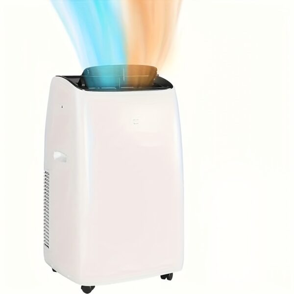 14000 BTU Portable Air Conditioner With Heat, High Efficiency Inverter Ultra Quiet 24H Timer Auto Swing 4-in-1 AC Unit For Rooms Up To 800 Sq. Ft, With Remote Control & Window Kit